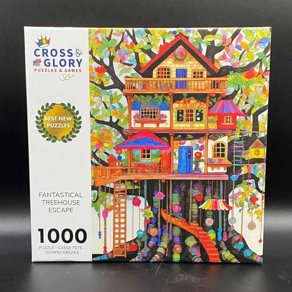 1000 Piece Puzzle Fantastical Treehouse Escape